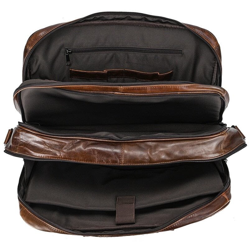 17-Inch Leather Executive Briefcase