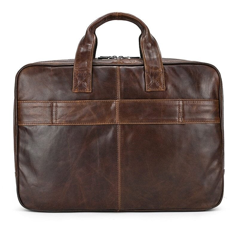 17-Inch Leather Executive Briefcase