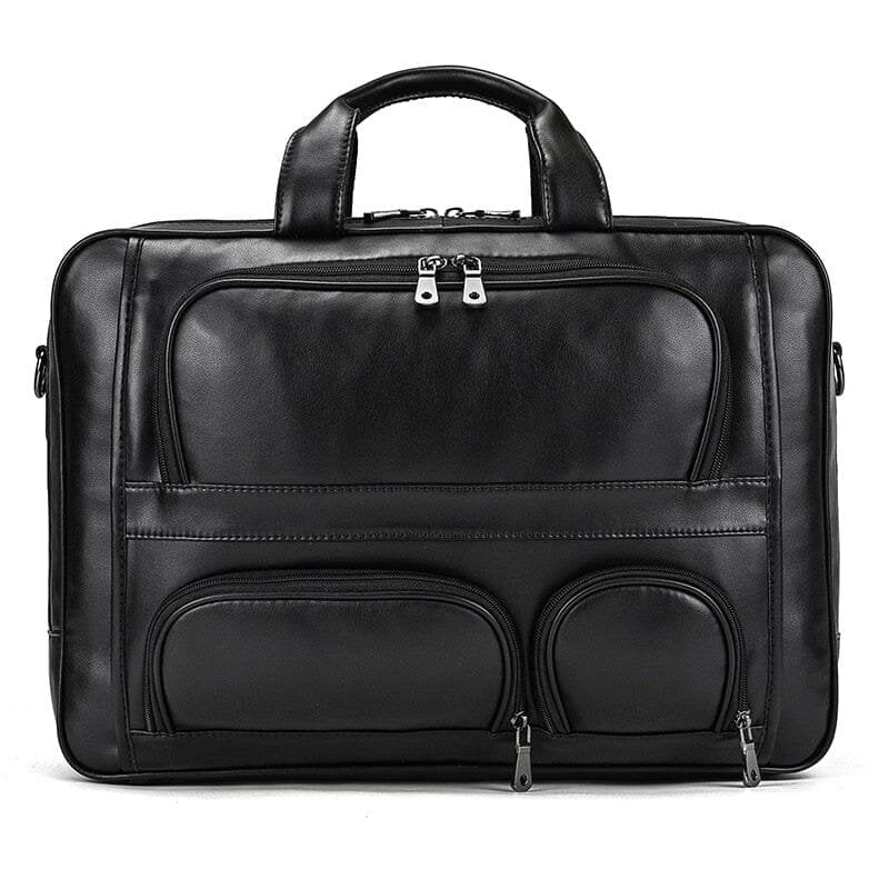 17-Inch Leather Executive Briefcase