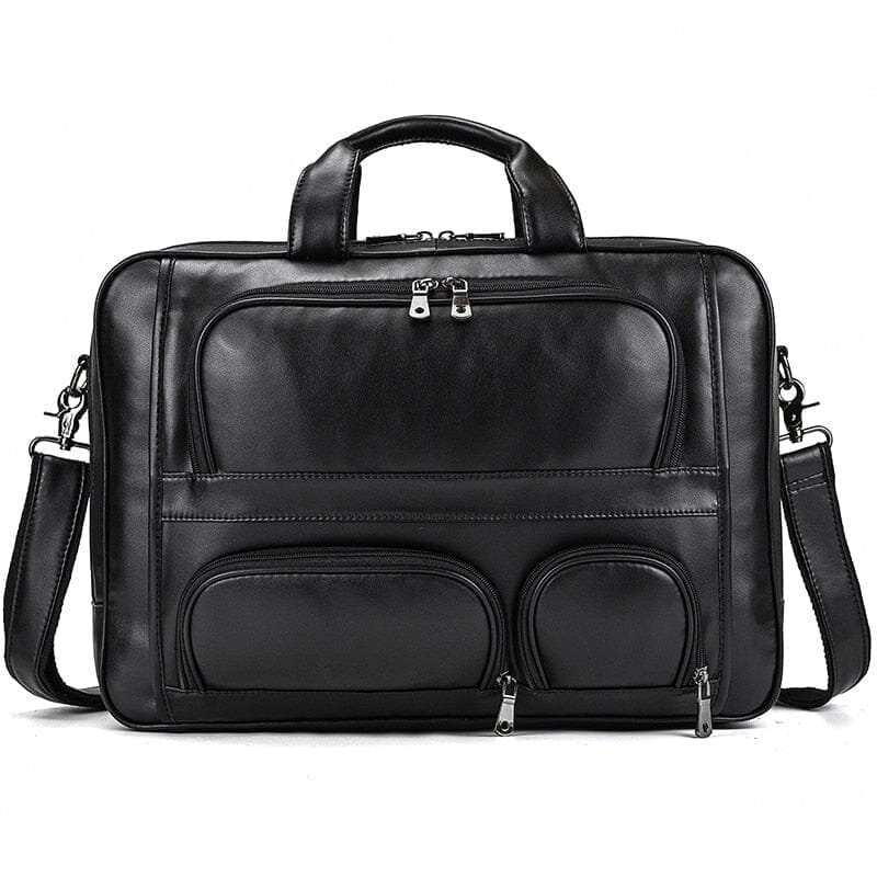 17-Inch Leather Executive Briefcase