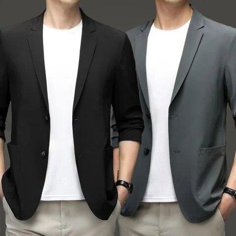 Alexandre™ Casual Blazer in Ice Silk